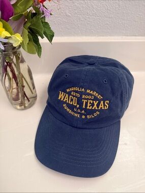 Magnolia Navy and Yellow Waco Texas Baseball Cap